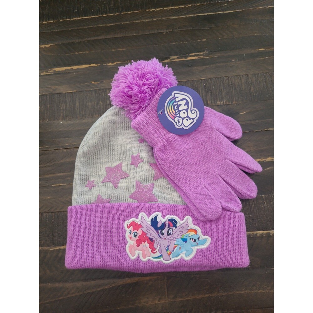 My Little Pony Girls Hat & Glove Set